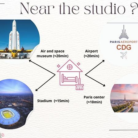 Studio 10Min Paris Centre I Cdg Drancy Exteriör bild